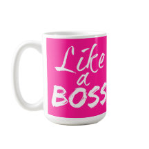 Como uma caneca do chefe - rosa