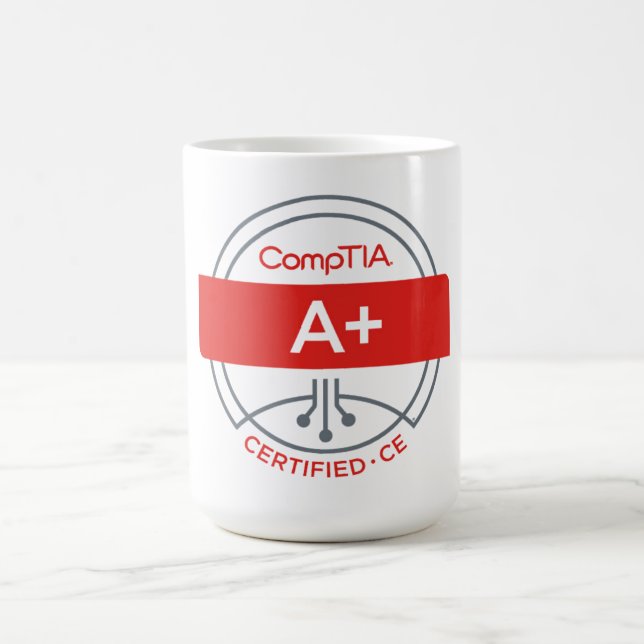 De Café CompTIA A+ Caneca Certificada (Centro)