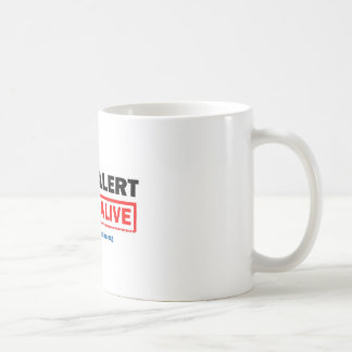 De Café Conduza o alerta, chegue caneca viva