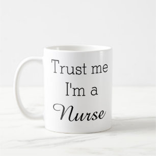 De Café Confie que eu mim é uma caneca da enfermeira