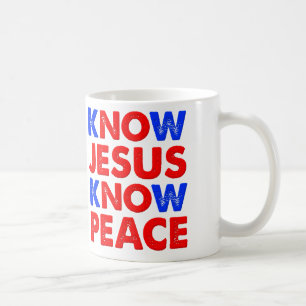De Café Conheça Jesus Conheça a Paz Caneca Cristã