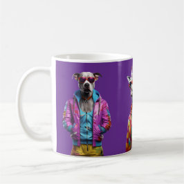 De Café Cool Crew – Colour-Pop Animal Squad Caneca Roxa