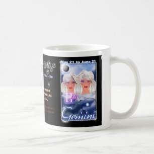 De Café Copo ou caneca do zodíaco dos Gêmeos