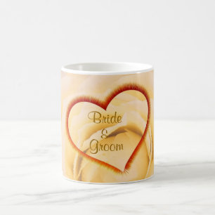 De Café Corações que Wedding a caneca do favor