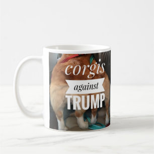 De Café corgi contra a caneca