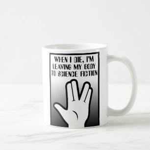 De Café Corpo Para a Ficção Científica Caneca Divertida