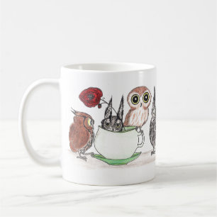 De Café Corujas no Teatime - caneca
