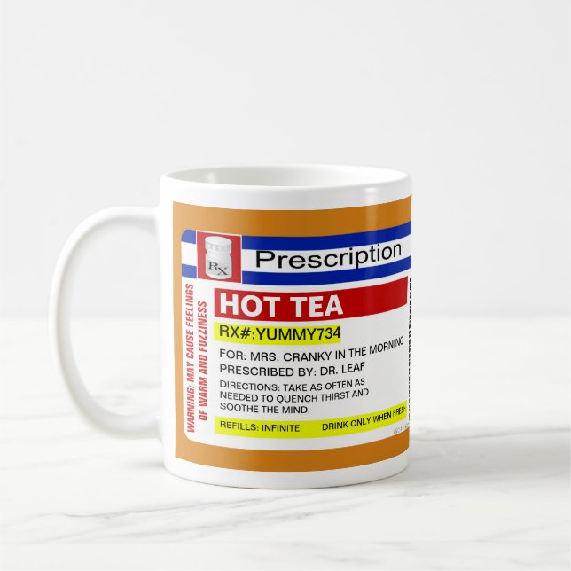 De Café Costume engraçado caneca quente personalizada do (Esquerda)