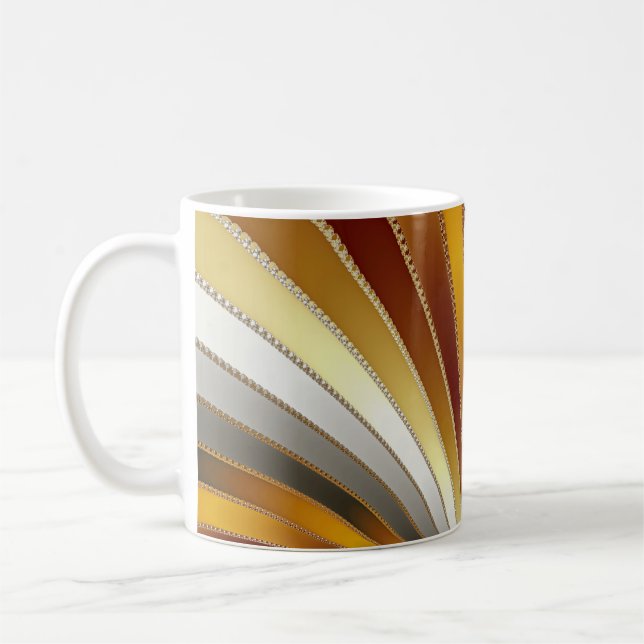 De Café Couro - Caneca Fractal (Esquerda)