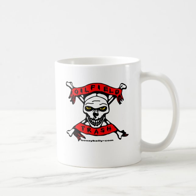 De Café Crânio do lixo do campo petrolífero & caneca dos (Direita)
