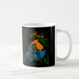 De Café Criatura da variação preta da caneca da lagoa