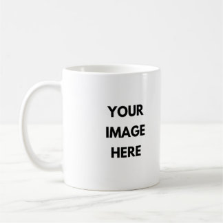 De Café Crie Seu Próprio Foto Caneca com Logotipo Personal