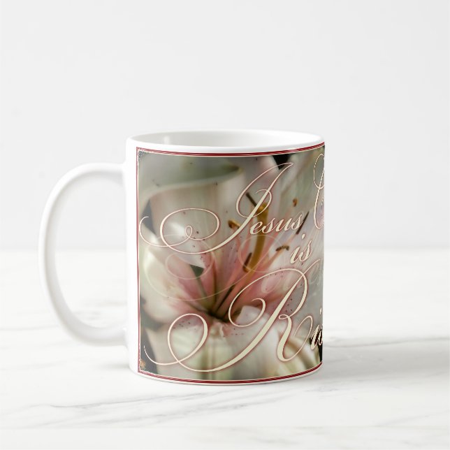 De Café Cristo Ressuscitou Caneca Especial (Esquerda)