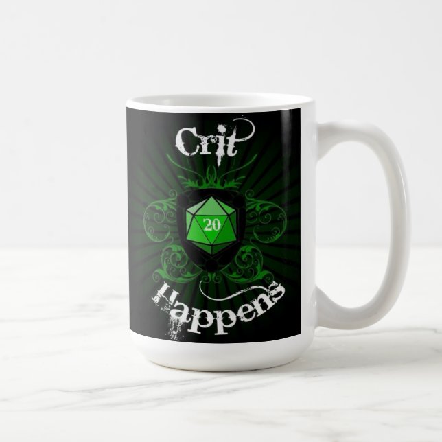De Café Crit acontece caneca (Direita)