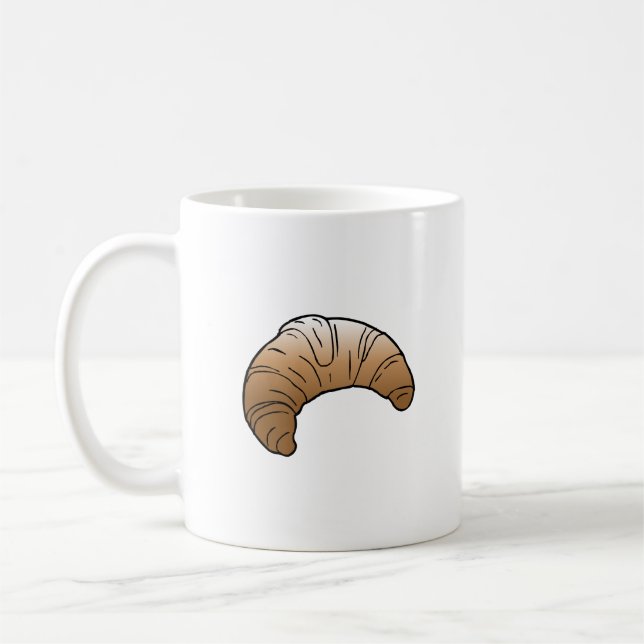 De Café Croissant - Caneca Básica (Esquerda)