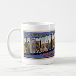 De Café Cumprimentos da montanha da vigia, caneca do