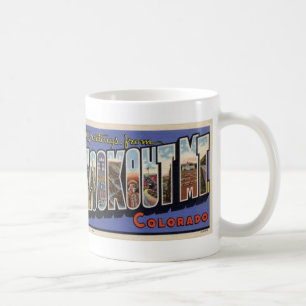 De Café Cumprimentos da montanha da vigia, caneca do