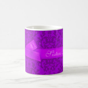 De Café Das "irmãs caneca do roxo do damasco para sempre"