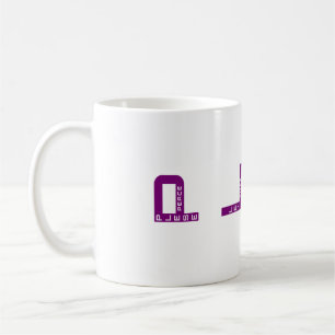De Café Deixado por favor como a caneca do delírio