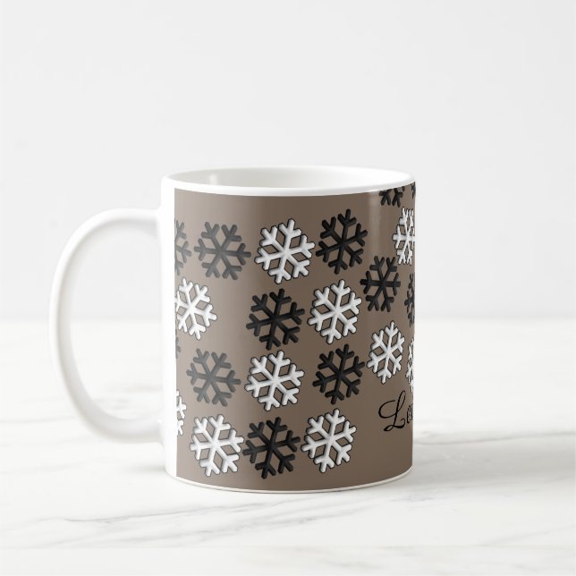 De Café Deixais lhe para nevar caneca do chocolate quente (Esquerda)
