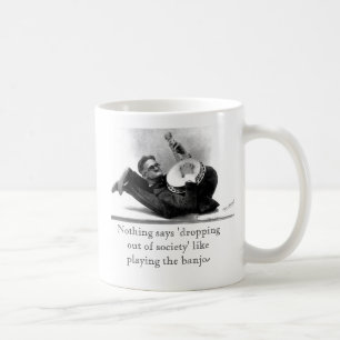 De Café "deixando cair fora caneca da sociedade"