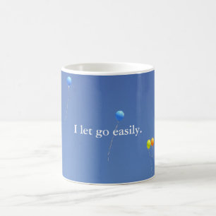 De Café Deixar do balão vai caneca