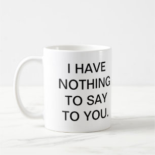 De Café Deixe-me a caneca sozinha