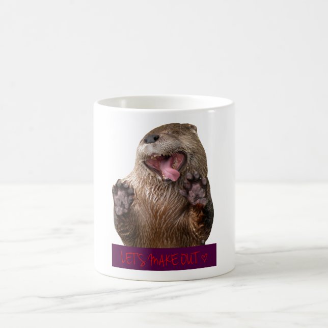 De Café Deixe-nos fazer para fora - a caneca da lontra (Centro)