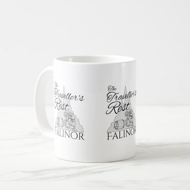 De Café Descanso do Viajante - Caneca (Frente Esquerda)