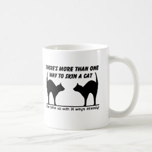 De Café Descasque um humor engraçado da caneca do gato