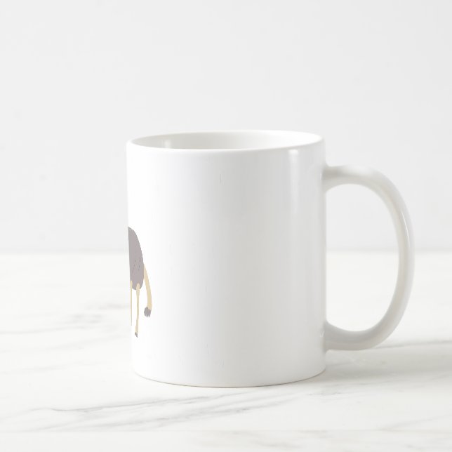 De Café desenho animado coiote, caneca (Direita)