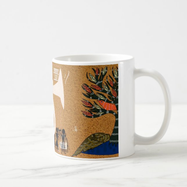 De Café Design tribal indiano - caneca (Direita)