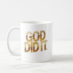 De Café Deus Fez – Caneca Cristã Inspirada na Fé