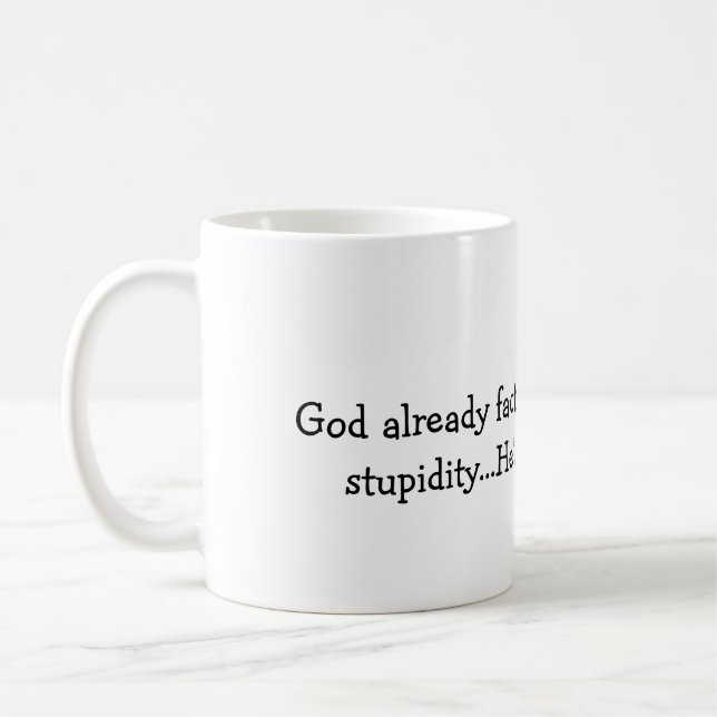 De Café Deus já teve em conta a sua caneca idiota (Esquerda)