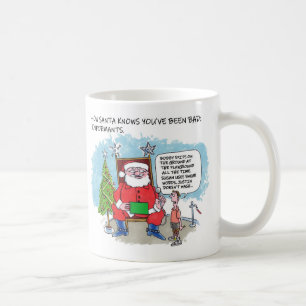 De Café Diga aos Papais noeis a caneca esquerda