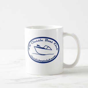 De Café Do clube clássico do barco do nanowatt caneca azu