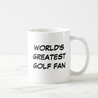 Do "fã do golfe mundo caneca do grande"