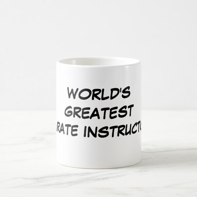 De Café Do "instrutor do karaté mundo caneca do grande" (Centro)