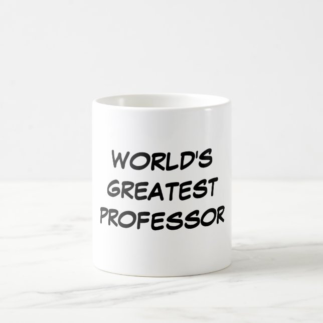 De Café Do "O grande professor" caneca mundo (Centro)