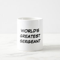 Do "O grande sargento" caneca mundo