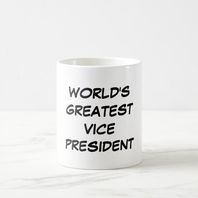 De Café Do "O grande vice-presidente" caneca mundo (Centro)