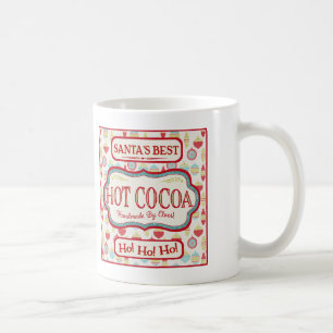 De Café Do papai noel quente da caneca do cacau do Natal