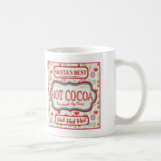 De Café Do papai noel quente da caneca do cacau do Natal