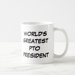 De Café Do "presidente" caneca do PTO mundo o grande