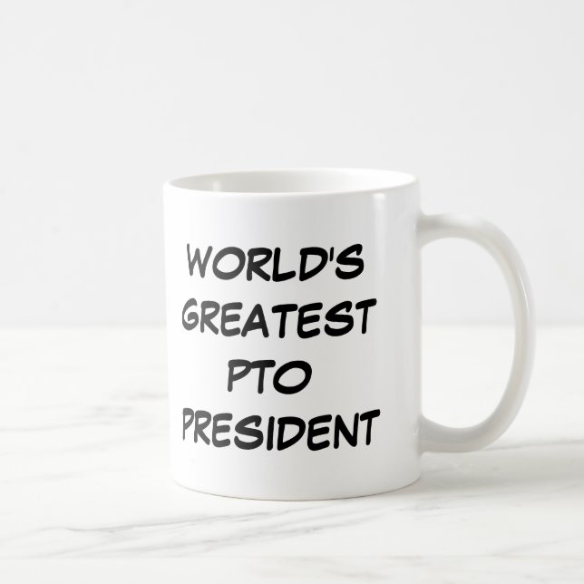 De Café Do "presidente" caneca do PTO mundo o grande (Direita)