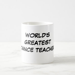 De Café Do "professor da dança mundo caneca do grande"