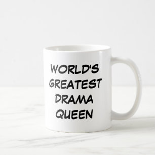De Café Do "rainha do drama mundo caneca da grande"