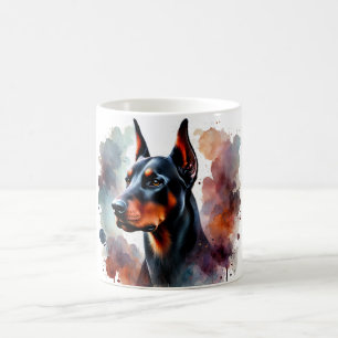 De Café 🐾 Doberman Lovers, esta caneca é para você! 🐾