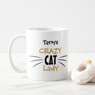 De Café Dona do Gato Louca Bigodes Caneca Divertida Presen