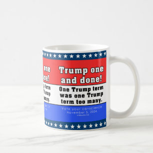 De Café Donald Trump Um E Acabou! Caneca